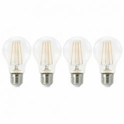Lot De 4 Ampoules à Filament LED ToLEDo RETRO 806LM 7W Standard E27 - Blanc Chaud SYLVANIA
