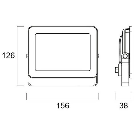 Projecteur LED 2800lm 30W IP65 Start Eco Flood Flat SYLVANIA 4 Projecteur LED 2800lm 30W IP65 Start Eco Flood Flat SYLVANIA – Image 2