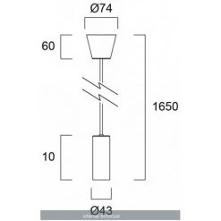 Suspension SylCone Noir Pour E27 SYLVANIA -SYLVANIA Soldes Boutique 11740495 2