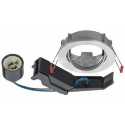 Kit Spot + Douille GU10 75mm Alu Pivotant SYLVANIA