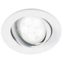 Kit Spot LED Encastre Orientable 40° GU10 345lm Blanc Chaud 3000K DIM SYLVANIA