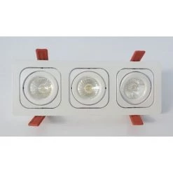 Encastré LED 18/36W Encastré Blanc Orientable 267x97mm 4500K 1170lm 24V (alim Non Incl) 36° IP23 MOTTO TREND TRIO SYLVANIA