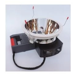 Plafonnier Encastré Fluo 2X26W Ø 240mm Blanc Lampe G24q-3 (non Incl) Dimmable Ballast Dali 230V INSAVER 225 HE SYLVANIA 3034448