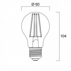 Ampoule Led STD E27 827 8W égal à 75W Cla Fil SYLVANIA -SYLVANIA Soldes Boutique 26196800 5