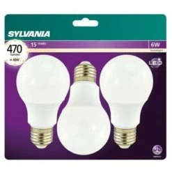 Lot De 3 Ampoules Led STD E27 827 6W égal à 40W DEP RAD SYLVANIA -SYLVANIA Soldes Boutique 26796773 2