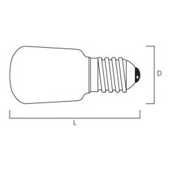 Ampoule Halogène Réfrigérateur Claire E14 15W 230V Dim SYLVANIA -SYLVANIA Soldes Boutique 27494632 5