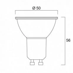Ampoule Led 36° GU10 840 7,8W égal à 85W Dim SYLVANIA -SYLVANIA Soldes Boutique 28222346 4
