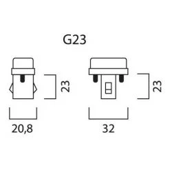 Ampoule Fluo G23 827 11W SYLVANIA -SYLVANIA Soldes Boutique 28764282 4