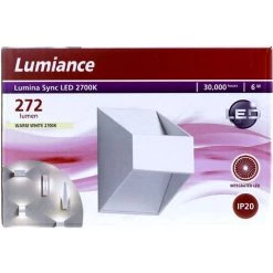 SYLVANIA Applique Murale Lumina Sync LED 6W 2700K Blanche -SYLVANIA Soldes Boutique 31644115 5
