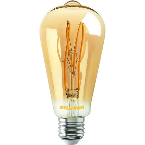 SYLVANIA Ampoule LED Toledo Vintage ST64 E27 5W 250lm 2000K 4 SYLVANIA Ampoule LED Toledo Vintage ST64 E27 5W 250lm 2000K – Image 2