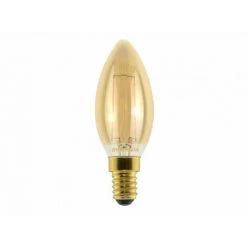 Ampoule à Filament Led Retro Flamme Ambré E14 825 2,5W égal à 22W SYLVANIA