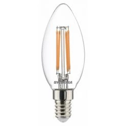 SYLVANIA Lampe LED Non Directionnelle ToLEDo Retro Flamme Satinée 4,5W 470lm 827 E14 (0029482)