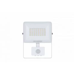 SYLVANIA Projecteur Exterieur START Eco Flood Flat IP54 30W 2700lm 830 PIR Blanc (0048450)