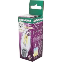Sylvania ToLEDo E27 Bougie Filament Claire 4W 420lm - 827 Blanc Très Chaud | Équivalent 40W -SYLVANIA Soldes Boutique 55934945 3