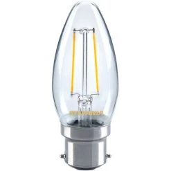 Sylvania ToLEDo B22 Bougie Filament Claire 4W 420lm - 827 Blanc Très Chaud | Équivalent 40W