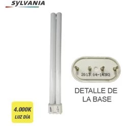 E3/97575 AMPOULE BASSE CONSOMMATION LYNX-L 24W 840K LUMIÈRE JOUR DOUILLE 2G11 4 PIN "SYLVANIA"