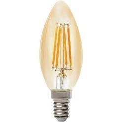 SYLVANIA Ampoule LED Rétro Ambrée Flamme E14 3.9W 400lm
