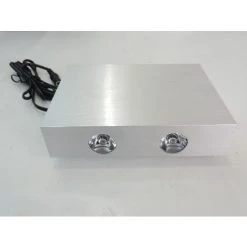 Applique Murale Led Blanc Acier Brossé 4X1W 12V 130X95X30mm (alim 350mA Non Fournie) WALL LED LUMIANCE SYLVANIA 3064520