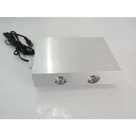 Applique Murale Led Blanc Acier Brossé 4X1W 12V 130X95X30mm (alim 350mA Non Fournie) WALL LED LUMIANCE SYLVANIA 3064520 4 Applique Murale Led Blanc Acier Brossé 4X1W 12V 130X95X30mm (alim 350mA Non Fournie) WALL LED LUMIANCE SYLVANIA 3064520 – Image 2