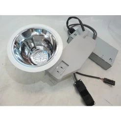 Plafonnier Downlight Encastré Ø 150mm Blanc Lampe Fluo 13W (non Incl) Ballast Déporté Dimmable 1-10V LED100TE SYLVANIA 2642211