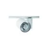 SYLVANIA Spot Orientable Blanc Pour Rail Monophasé 3 Allumages Avec Lampe Iodure 20W GU6.5 Blanc Chaud 3000K BEACON FLD CONCORD 2046676